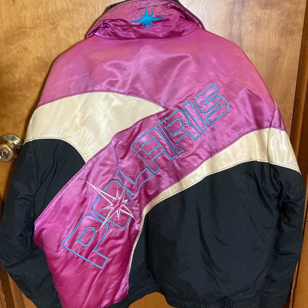 Black Jacket with Pink Accents